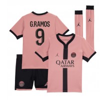Paris Saint-Germain Goncalo Ramos #9 Koszulka Trzecia dzieci 2024-25 Krótki Rękaw (+ krótkie spodenki)